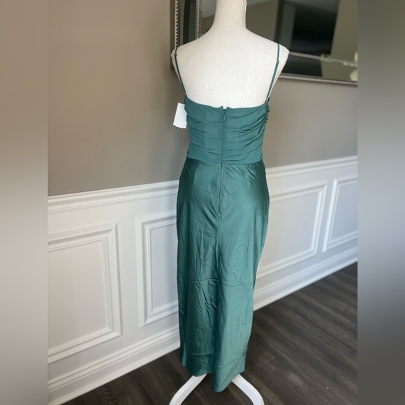 green off the shoulder formal dress A-line Off Shoulder Emerald Green Tulle Long Prom Dress, Emerald Green –  shopluu